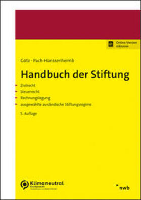Götz / Pach-Hanssenheimb | Handbuch der Stiftung | Online-Buch | 978-3-482-62655-5 | sack.de