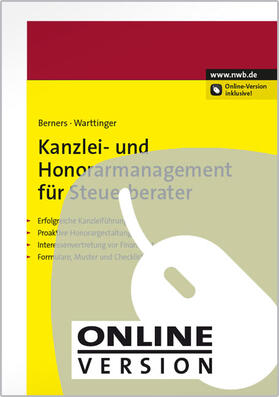 Berners / Warttinger |  Kanzlei- und Honorarmanagement für Steuerberater | Online-Buch | Sack Fachmedien