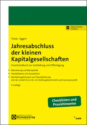 Theile / Eggert |  Jahresabschluss der kleinen Kapitalgesellschaften | Online-Buch | Sack Fachmedien