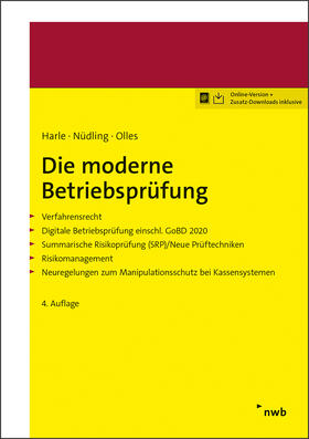 Nüdling / Olles | Die moderne Betriebsprüfung | Online-Buch | 978-3-482-62974-7 | sack.de