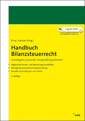 Prinz / Kanzler / Benzinger |  Handbuch Bilanzsteuerrecht | Buch |  Sack Fachmedien