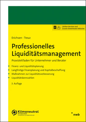 Erichsen / Treuz |  Professionelles Liquiditätsmanagement | Buch |  Sack Fachmedien