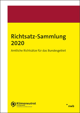 Richtsatz-Sammlung 2020 | Buch | 978-3-482-64280-7 | sack.de
