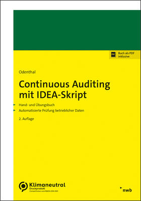 Odenthal |  Continuous Auditing mit IDEA-Skript | Buch |  Sack Fachmedien