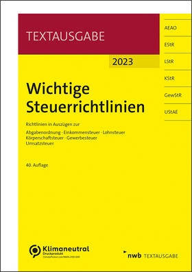Walkenhorst |  Wichtige Steuerrichtlinien | Buch |  Sack Fachmedien