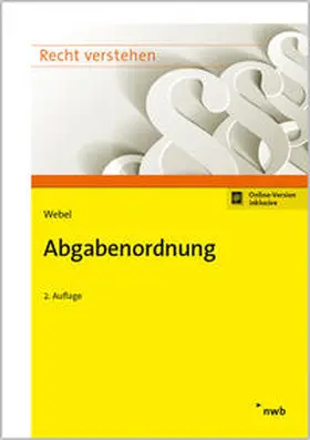Webel |  Abgabenordnung | Buch |  Sack Fachmedien