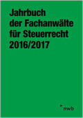 Jahrbuch der Fachanwälte für Steuerrecht 2016/2017 | Buch |  Sack Fachmedien