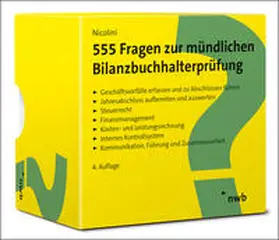 Nicolini | 555 Fragen zur mündlichen Bilanzbuchhalterprüfung | Sonstiges | 978-3-482-66604-9 | sack.de