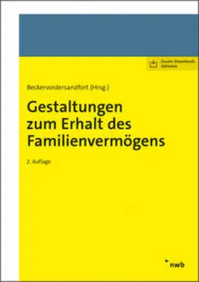 Beckervordersandfort |  Gestaltungen zum Erhalt des Familienvermögens | Buch |  Sack Fachmedien