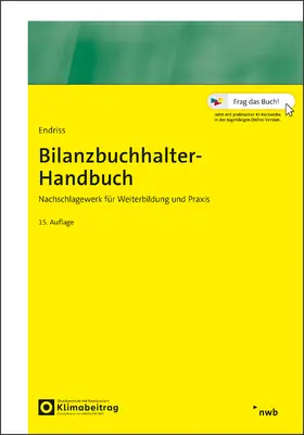 Endriss |  Bilanzbuchhalter-Handbuch | Buch |  Sack Fachmedien