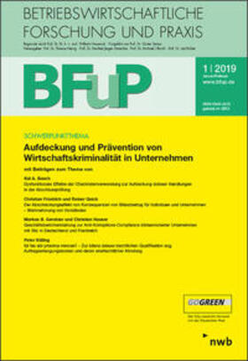 Aufdeckung und Prävention von Wirtschaftskriminalität in Unternehmen | Buch | 978-3-482-66913-2 | sack.de