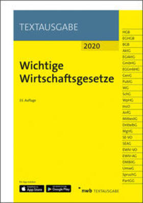 NWB Gesetzesredaktion | Wichtige Wirtschaftsgesetze | Medienkombination | 978-3-482-67253-8 | sack.de