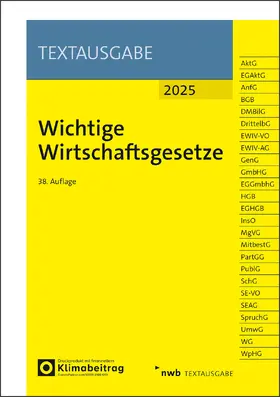 Wichtige Wirtschaftsgesetze | Medienkombination | 978-3-482-67258-3 | sack.de