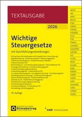 Wichtige Steuergesetze | Medienkombination | 978-3-482-67299-6 | www.sack.de