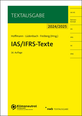 Hoffmann / Lüdenbach / Freiberg  |  IAS/IFRS-Texte 2024/2025 | Buch |  Sack Fachmedien