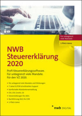 NWB Steuererklärung 2020 - 1-Platz-Lizenz / CDR | Sonstiges | 978-3-482-67323-8 | sack.de