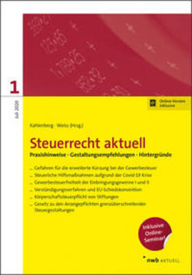 Dietsch / Strotkemper / Weiss | Steuerrecht aktuell 1/2020 | Medienkombination | 978-3-482-67414-3 | sack.de