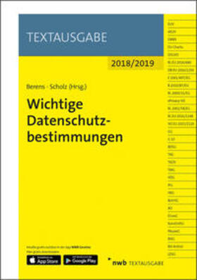 Berens / Scholz | Wichtige Datenschutzbestimmungen | Medienkombination | sack.de