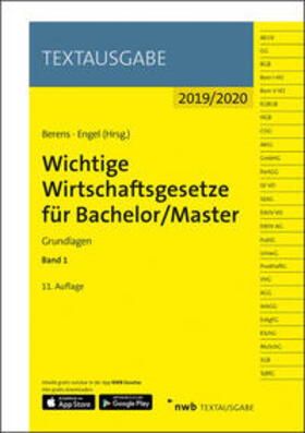 Berens / Engel | Wichtige Wirtschaftsgesetze für Bachelor/Master, Band 1 | Medienkombination | 978-3-482-67591-1 | sack.de