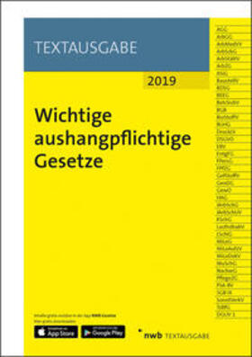  Wichtige aushangpflichtige Gesetze | Buch |  Sack Fachmedien