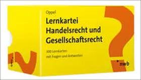 Oppel |  Lernkartei Handelsrecht und Gesellschaftsrecht | Buch |  Sack Fachmedien