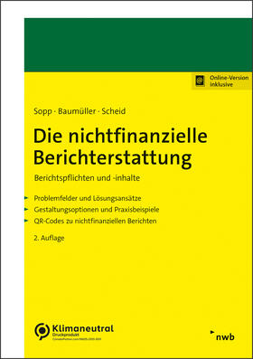 Sopp / Baumüller / Scheid | Sopp, K: Nachhaltigkeitsberichterstattung | Medienkombination | 978-3-482-67892-9 | sack.de