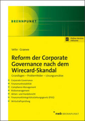 Velte / Graewe | Reform der Corporate Governance nach dem Wirecard-Skandal | Medienkombination | 978-3-482-67971-1 | sack.de