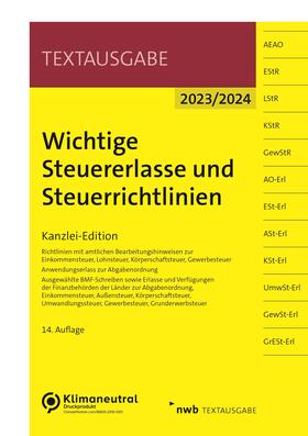 Wichtige Steuererlasse und Steuerrichtlinien | Medienkombination | 978-3-482-68314-5 | sack.de