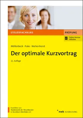 Möllenbeck / Puke / Walkenhorst |  Der optimale Kurzvortrag | Buch |  Sack Fachmedien