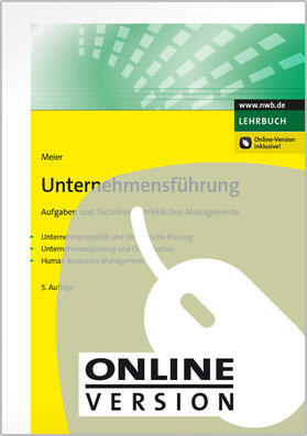 Meier | Unternehmensführung | Online-Buch | 978-3-482-69292-5 | sack.de
