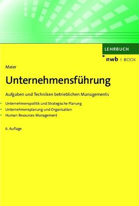 Meier | Unternehmensführung | E-Book | sack.de