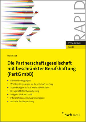Hölscheidt | Die Partnerschaftsgesellschaft mit beschränkter Berufshaftung (PartGmbB) | E-Book | sack.de