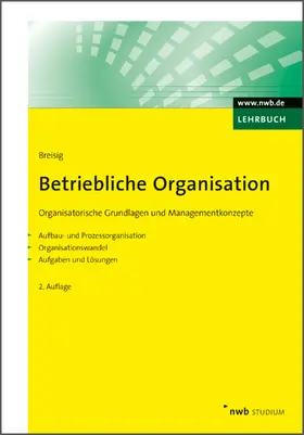 Breisig | Betriebliche Organisation | E-Book | www.sack.de