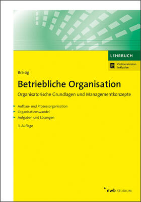 Breisig | Betriebliche Organisation | Online-Buch | 978-3-482-78812-3 | sack.de