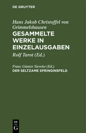 Sieveke |  Der seltzame Springinsfeld | Buch |  Sack Fachmedien