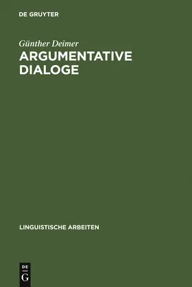 Deimer |  Argumentative Dialoge | Buch |  Sack Fachmedien
