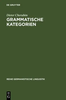 Cherubim |  Grammatische Kategorien | Buch |  Sack Fachmedien
