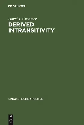 Cranmer |  Derived Intransitivity | Buch |  Sack Fachmedien