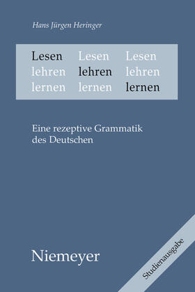 Heringer | Lesen lehren lernen | Buch | 978-3-484-10642-0 | sack.de