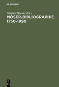 Woesler |  Möser-Bibliographie 1730¿1990 | Buch |  Sack Fachmedien