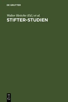 Hettche / John / Steinsdorff |  Stifter-Studien | Buch |  Sack Fachmedien