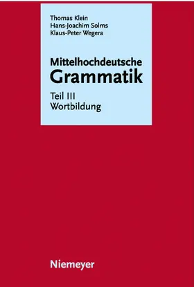 Solms / Klein / Wegera |  Wortbildung | Buch |  Sack Fachmedien