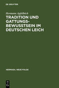 Apfelböck |  Tradition und Gattungsbewußtsein im deutschen Leich | Buch |  Sack Fachmedien