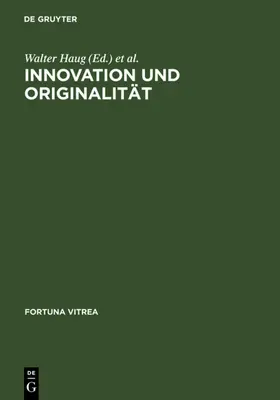 Haug / Wachinger | Innovation und Originalität | Buch | 978-3-484-15509-1 | www.sack.de