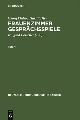 Böttcher |  Frauenzimmer Gesprächsspiele Teil 4 | Buch |  Sack Fachmedien
