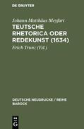 Trunz |  Teutsche Rhetorica oder Redekunst (1634) | Buch |  Sack Fachmedien
