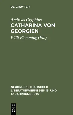 Flemming / Gryphius |  Catharina von Georgien | Buch |  Sack Fachmedien