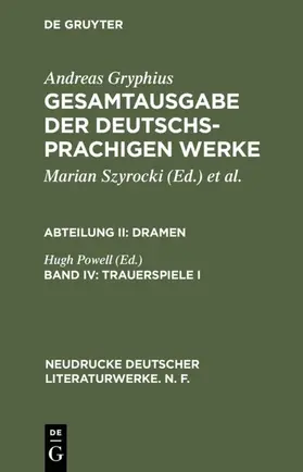 Powell |  Trauerspiele I | Buch |  Sack Fachmedien