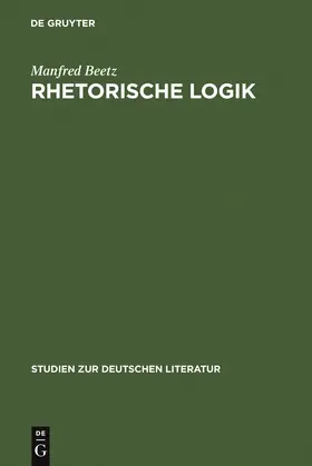Beetz | Rhetorische Logik | Buch | 978-3-484-18058-1 | www.sack.de