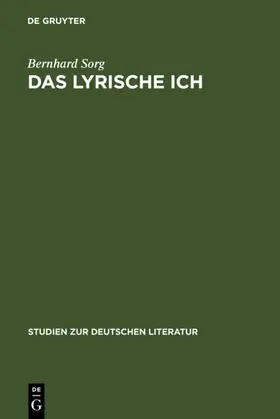 Sorg |  Das lyrische Ich | Buch |  Sack Fachmedien